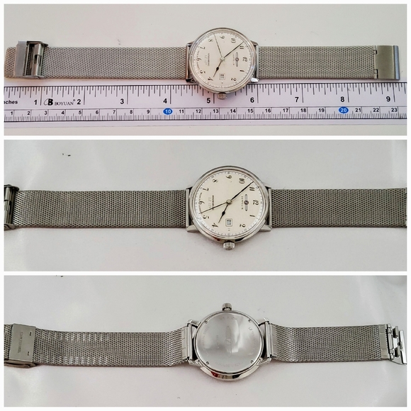 ZEPPELIN 100 JAHRE LZ 129 HINDENBURG STAINLESS STEEL MEN'S WATCH - Picture 10 of 16